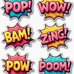 SFX / Comic Words - Sticker Sheet v22